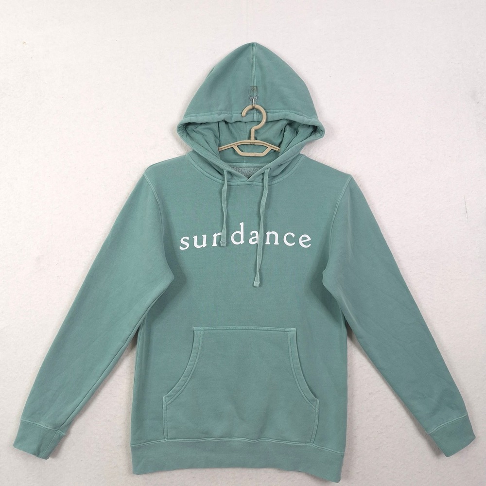Sundance Classic Hoodie Pullover Mint Green Small Casual School Travel Preppy